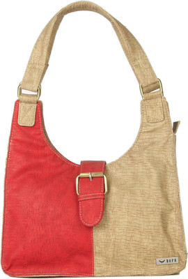 

Bern Hand-held Bag(Red, Beige), Beige;red