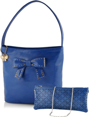 

Butterflies Hand-held Bag(Blue)