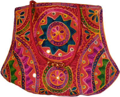 Vedic Deals Hand-held Bag(Pink)
