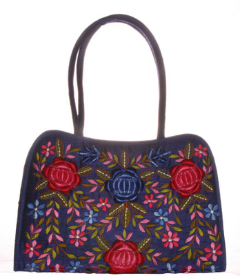 

Soulful Threads Hand-held Bag(Blue)