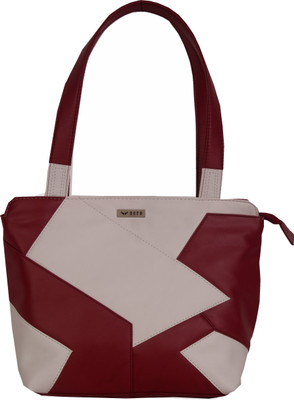 

Bern Shoulder Bag(White, Red), Red;white