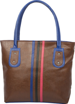 

Freya Hand-held Bag(Brown, Blue), Blue;brown