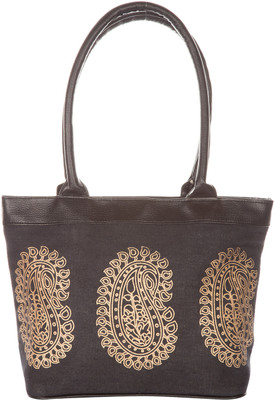 

Jute Cottage Shoulder Bag(Black)