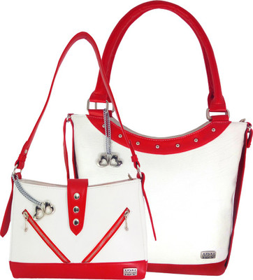 

Anglopanglo Shoulder Bag(Red, White)