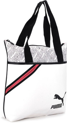 

Puma Tote(White, Black), Black;white