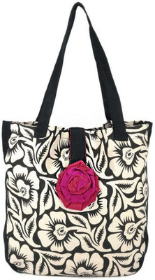 

Pick Pocket Tote(Black, White)