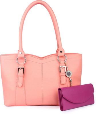 

Women Marks Shoulder Bag(Pink)