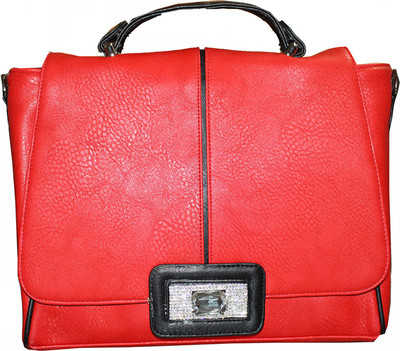 

Aazi Shoulder Bag(Red, Black), Black;red
