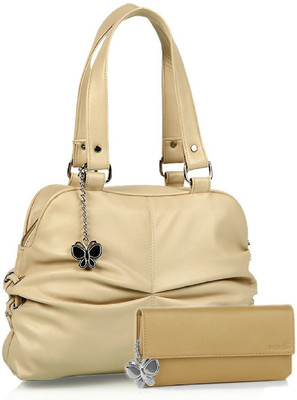 

Butterflies Hand-held Bag(Beige)