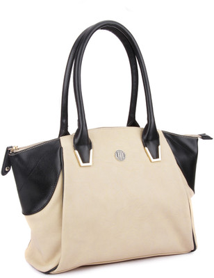 

Lavie Hand-held Bag(Black, Beige), Beige;black