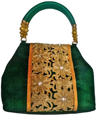 

Bhamini Hand-held Bag(Green)