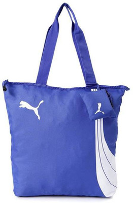 Puma Tote(White, Blue), Blue;white