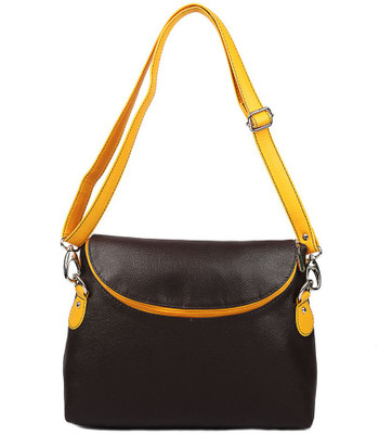 

Bagsy Malone Women Casual Brown PU Sling Bag