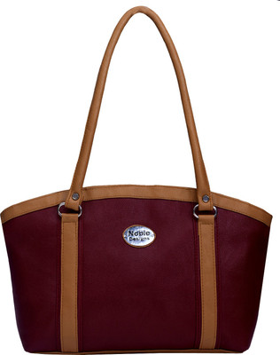 Noble Designs Hand-held Bag(Maroon)