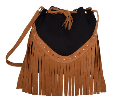 

Kanvas Katha Shoulder Bag(Black)