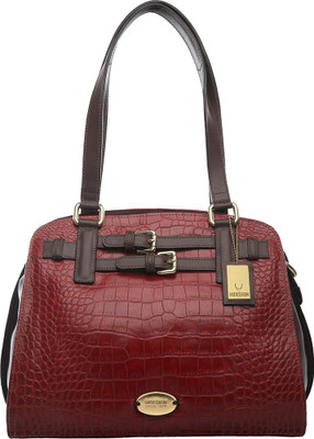 

Hidesign Shoulder Bag(Red, Brown), Brown;red