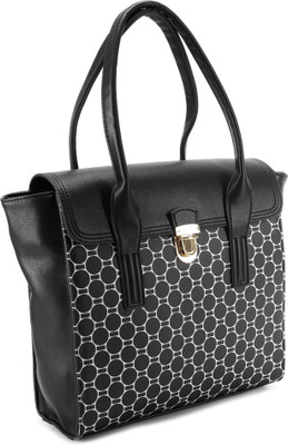 

Lavie Hand-held Bag(White, Black), Black;white