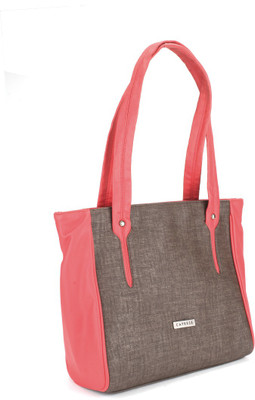 

Caprese Tote(Red, Brown), Brown;red