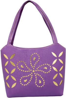 

Credulous Shoulder Bag(Purple, Gold), Gold;purple