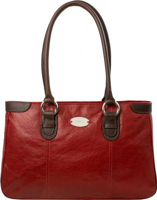

Hidesign Shoulder Bag(Red, Brown), Brown;red