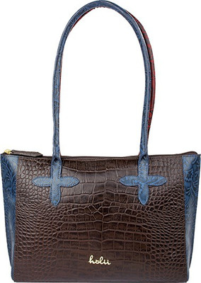 

Holii Tote(Brown, Blue), Blue;brown