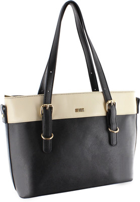 

Storm London Shoulder Bag(Black, Beige), Beige;black