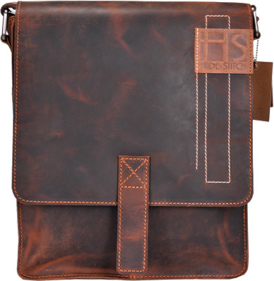 

Hidestitch Messenger Bag(Brown)