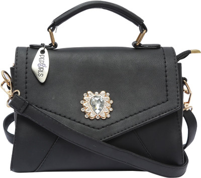 Pepgirls Hand-held Bag(Black)