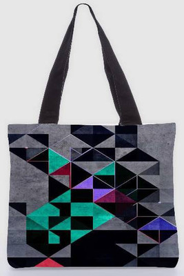 

Snoogg Tote(Grey, Black, Green), Black;green;grey
