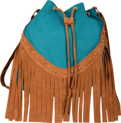 

Kanvas Katha Shoulder Bag(Blue)