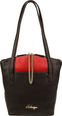 

Hidesign Hand-held Bag(Brown, Red)