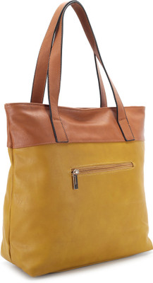 

Carlton London Hand-held Bag(Brown, Yellow)