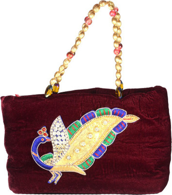 

Arisha kreation Co Hand-held Bag(Maroon)