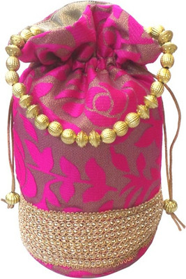 

Bhamini Pouch Potli(Pink)