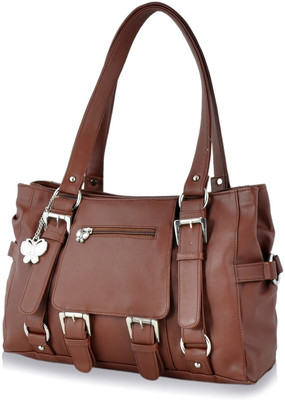 

Butterflies Hand-held Bag(Brown)