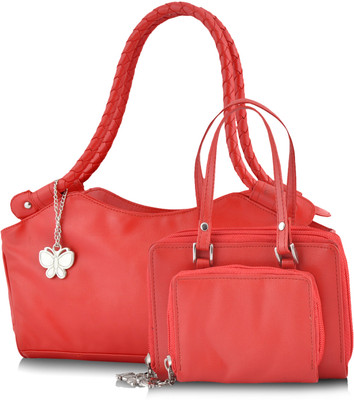 

Butterflies Hand-held Bag(Red)