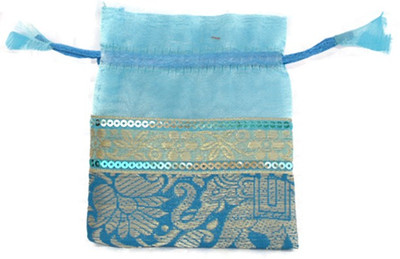 

Kriti Creations Pouch Potli(Blue)