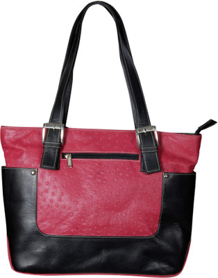 

Aamin Hand-held Bag(Pink, Black), Black;pink