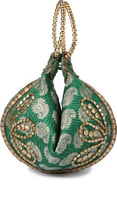 

Kleio Pouch Potli(Green)