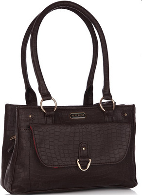 

Peperone Hand-held Bag(Brown)