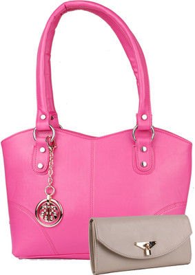 

Women Marks Shoulder Bag(Pink)