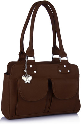 

Butterflies Hand-held Bag(Brown)