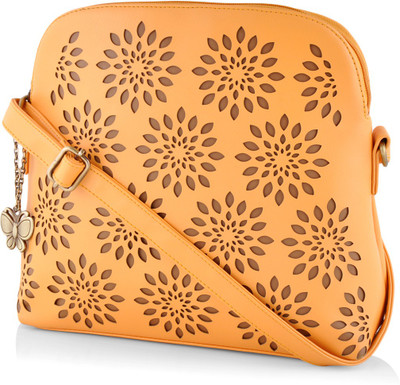 Butterflies Shoulder Bag(Yellow)