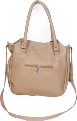 Only4you Women Khaki PU Hand-held Bag