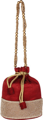 

Saashiwear Pouch Potli(Red)
