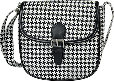 

Lychee Bags Women Casual Black PU Sling Bag