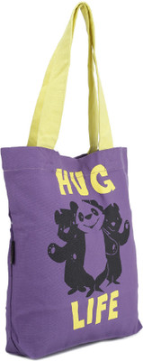 

Kanvas Katha Tote(Purple)