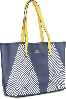 

Lavie Tote(White, Blue), Blue;white