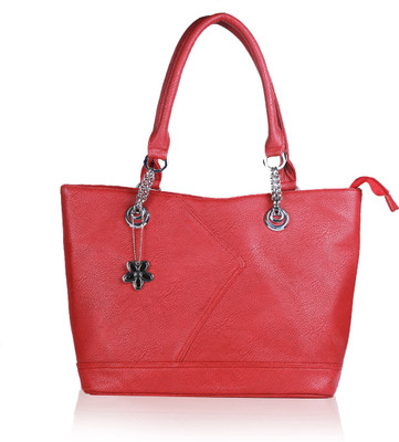 

White Flower Shoulder Bag(Maroon)