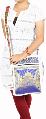 

Lal Haveli Sling Bag(White)